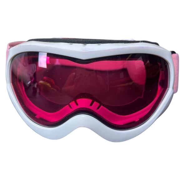 Outdoor Master Ski Goggles Pink Adjustable Strap OTG Anti Fog - Picture 1 of 4